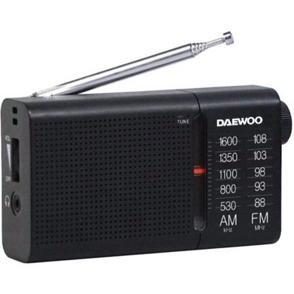 Radio Portatile Daewoo Dw1119 Nero Am/fm