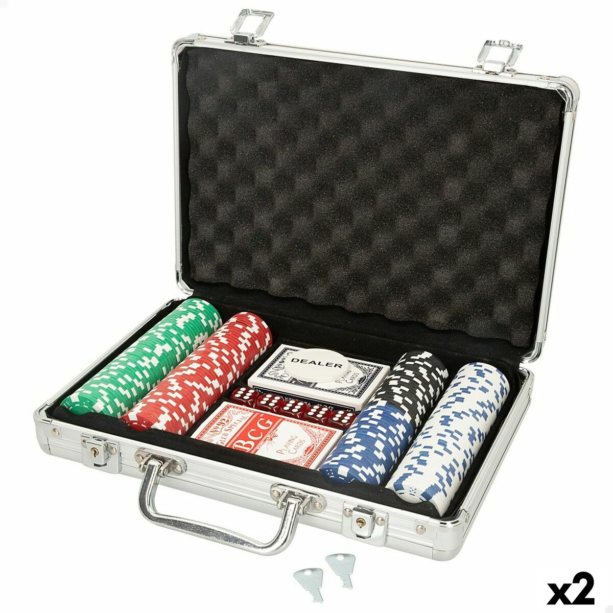 Set Da Poker Colorbaby 2 Unità