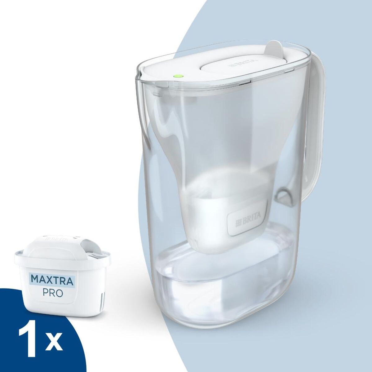 Brocca Filtrante Brita Trasparente Plastica 1,4 L (2 Unità)