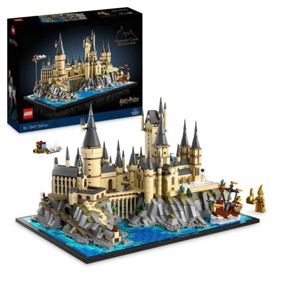 Playset Lego Harry Potter 76419 Hogwarts Castle And Grounds 2660 Pezzi
