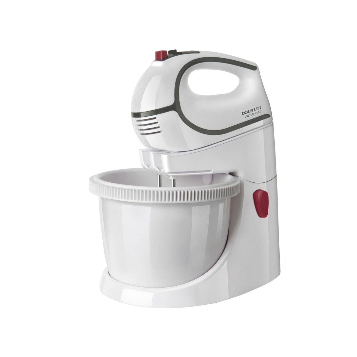 SbattitorE-Impastatrice Taurus Girocomplet Bianco 500 W 2,5 L