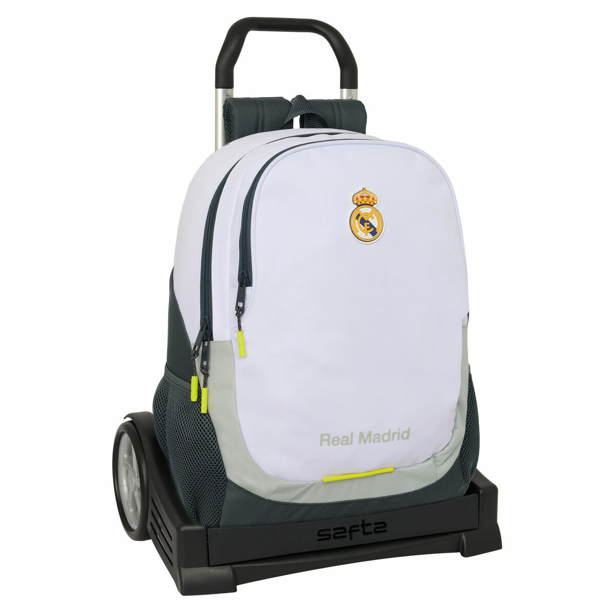 Zaino Scuola Real Madrid C.f. Bianco 32 X 44 X 16 cm