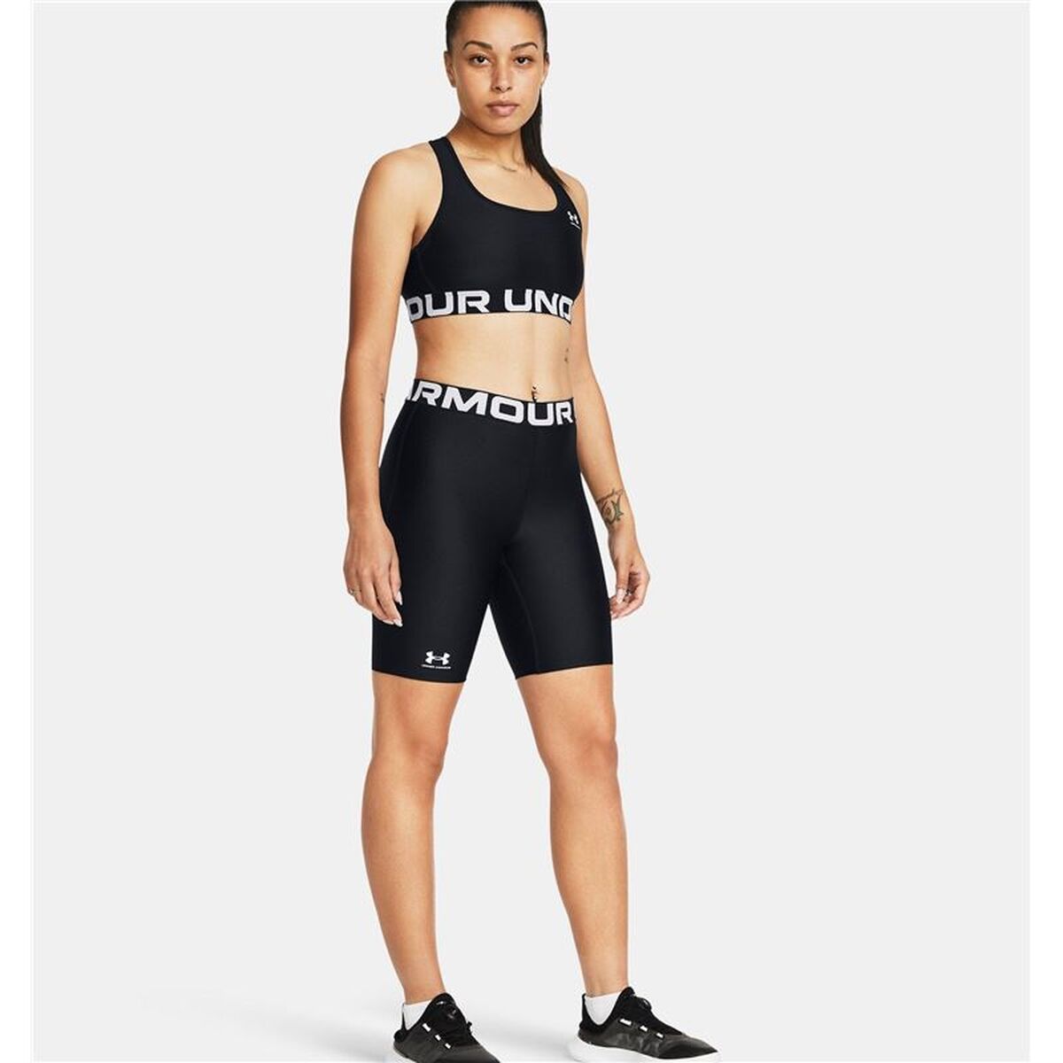 Leggings Sportivo Da Donna Under Armour Hg Authentics 8in Nero Taglia:xs - Image 3