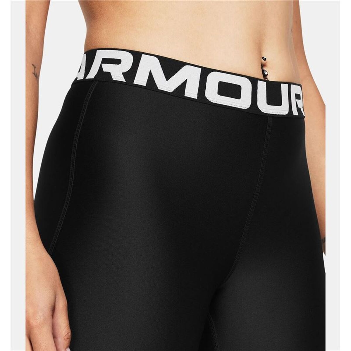 Leggings Sportivo Da Donna Under Armour Hg Authentics 8in Nero Taglia:xs - Image 6