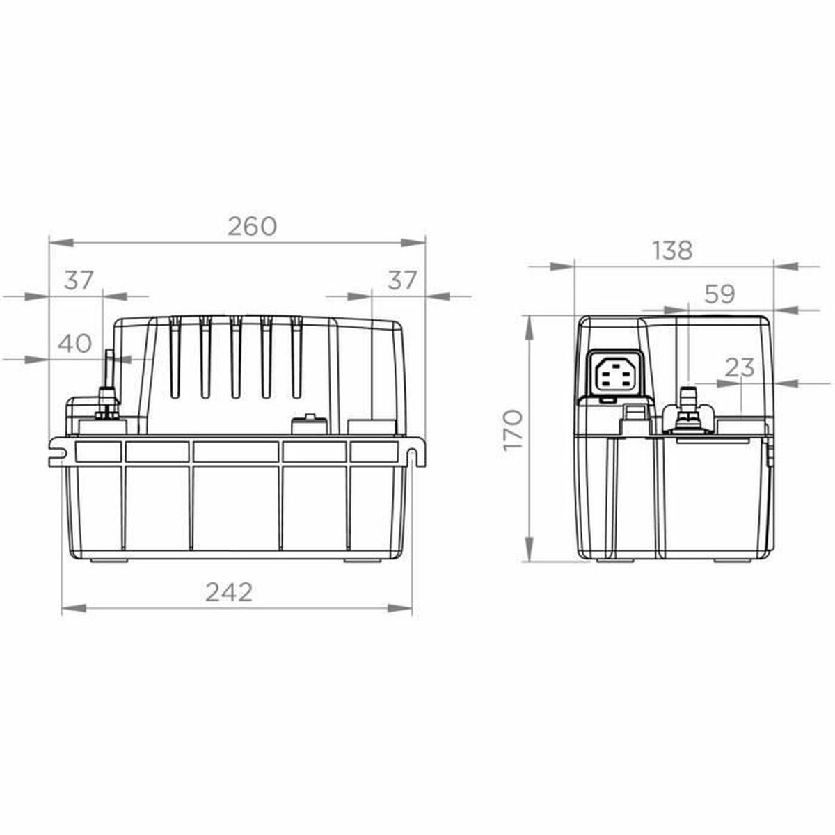Pompa Di Sollevamento Condensa Sfa Sanicondens Pro V02 450 G - Image 3