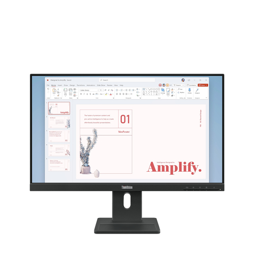 Lenovo Monitor 23,8 Led Ips 16:9 Fhd 6ms 250 Cdm, Pivot, Vga/dp/hdmi, Multimediale, E24-40