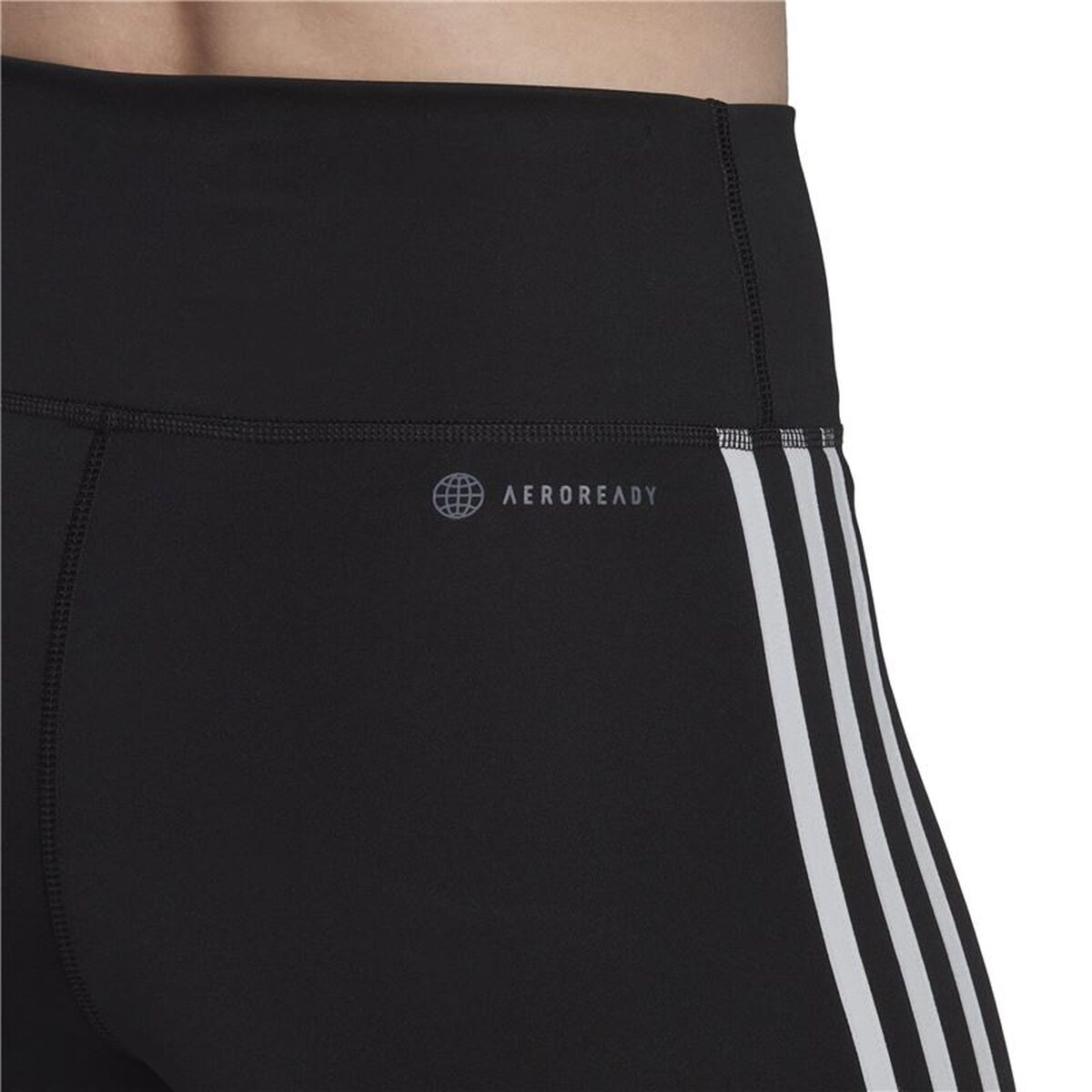 Pantaloncini Sportivi Da Donna Adidas Essentials HigH-Waisted Nero Taglia:xs - Image 6