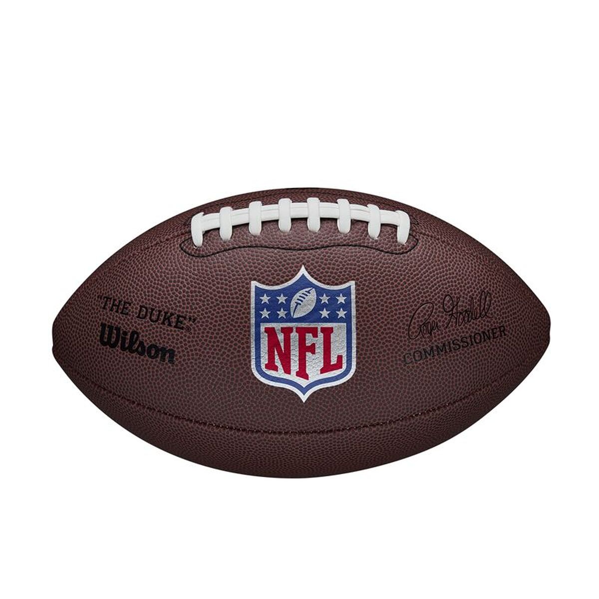 Pallone Da Rugby Wilson Nfl Duke Replica Fb Bianco Marrone