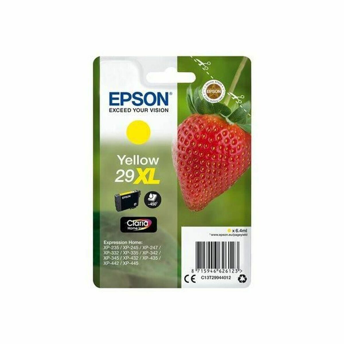 Cartuccia D'inchiostro Compatibile Epson Singlepack Yellow 29xl Claria Home Ink Giallo