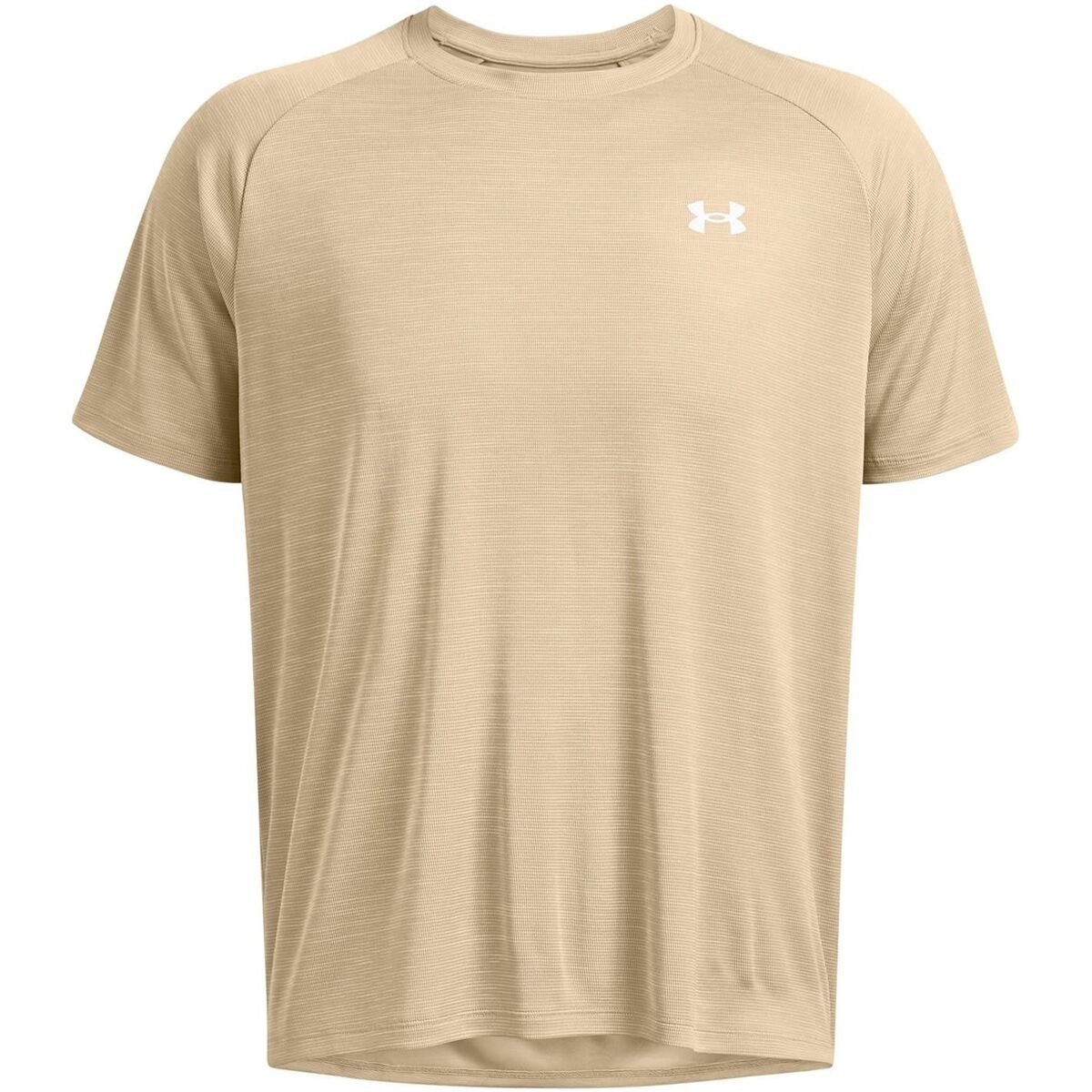Maglia A Maniche Corte Uomo Under Armour Tech Textured Ss Beige Taglia:l