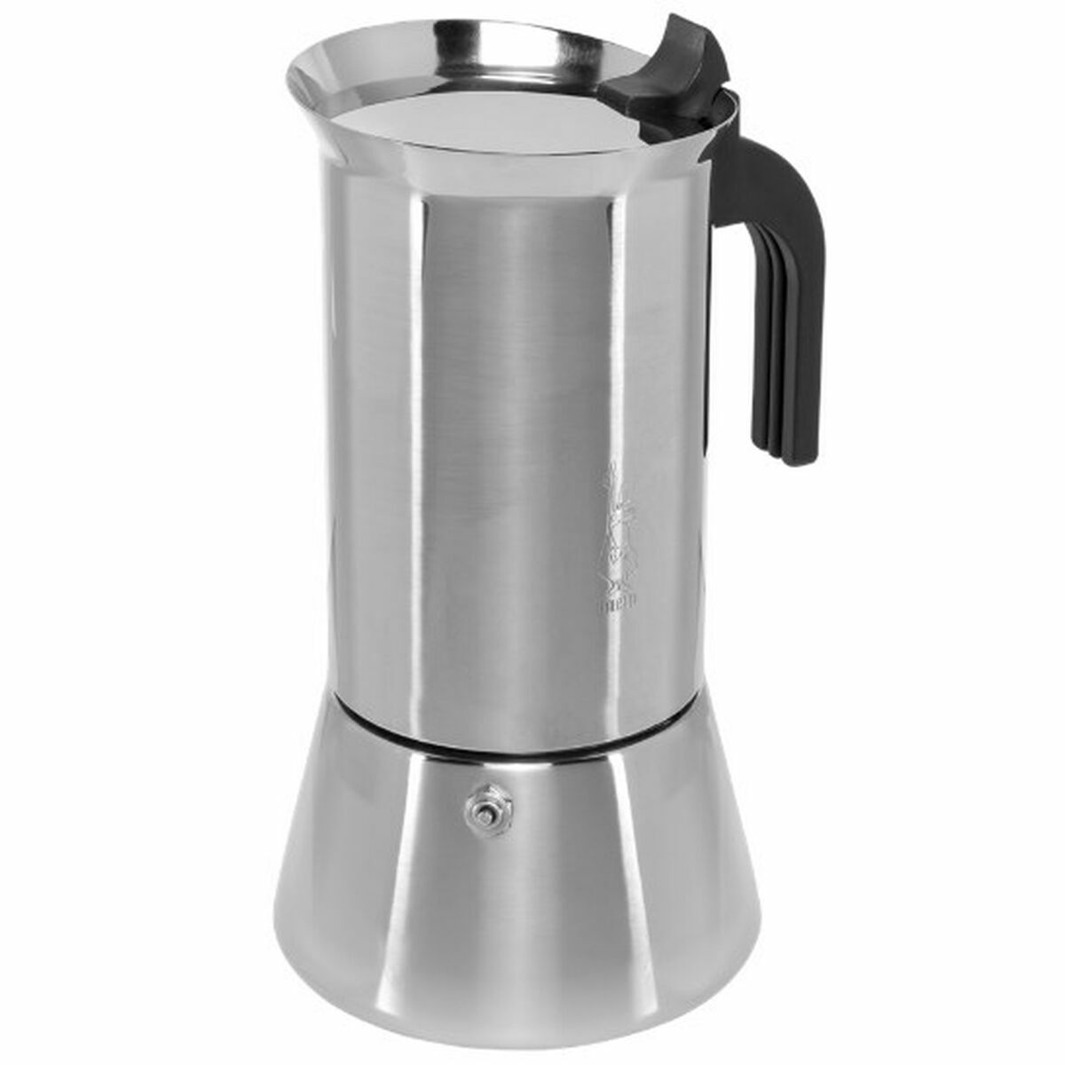 Caffettiera Italiana Bialetti Argentato Legno Acciaio Inossidabile
