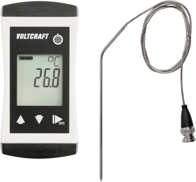 Voltcraft Ptm 100 + TpT-209 TemperatuR-Messgerät -200 - 450 °c FühleR-Typ Pt1000 Ip65