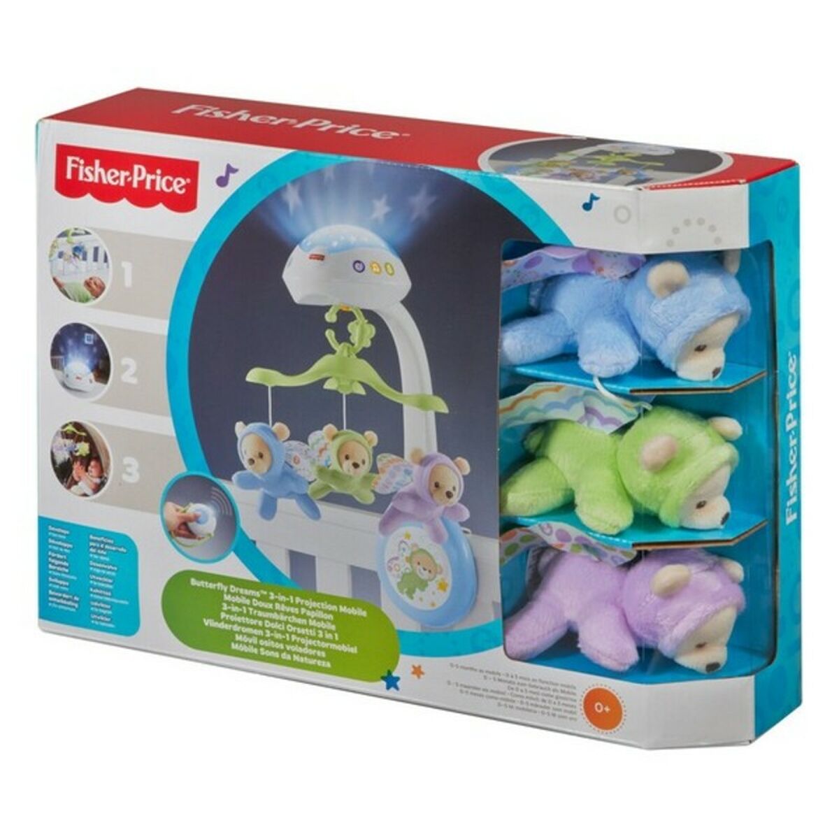 Proiettore Mobile Fisher Price Bianco Multicolore Plastica