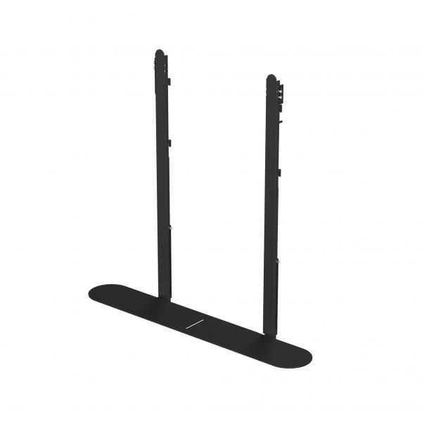 Sms Smart Media Solutions 16-104-1 Accessorio Per Carrello Multimediale Nero Metallo Mensola Regolabile (ever Under Display Shelf - Warranty: 24m)