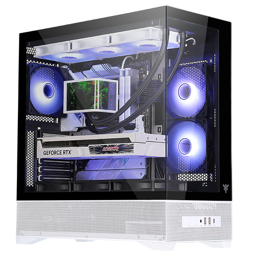 Itek Case Showbui 37wb Gaming  Tower  Atx  3x12cm Argb Fan TypE-C 2xusb3.0 Side  Front Panel Temp