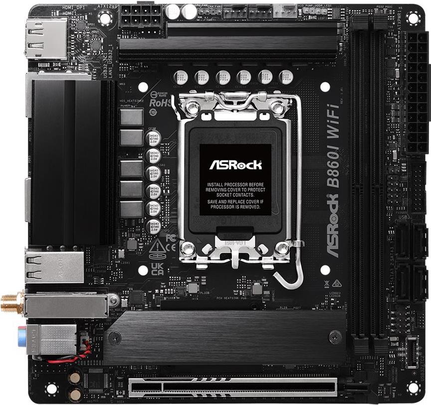 Asrock B860i Wifi Ddr5 Intel S1851 Retail (90-Mxbqq0-A0uayz)