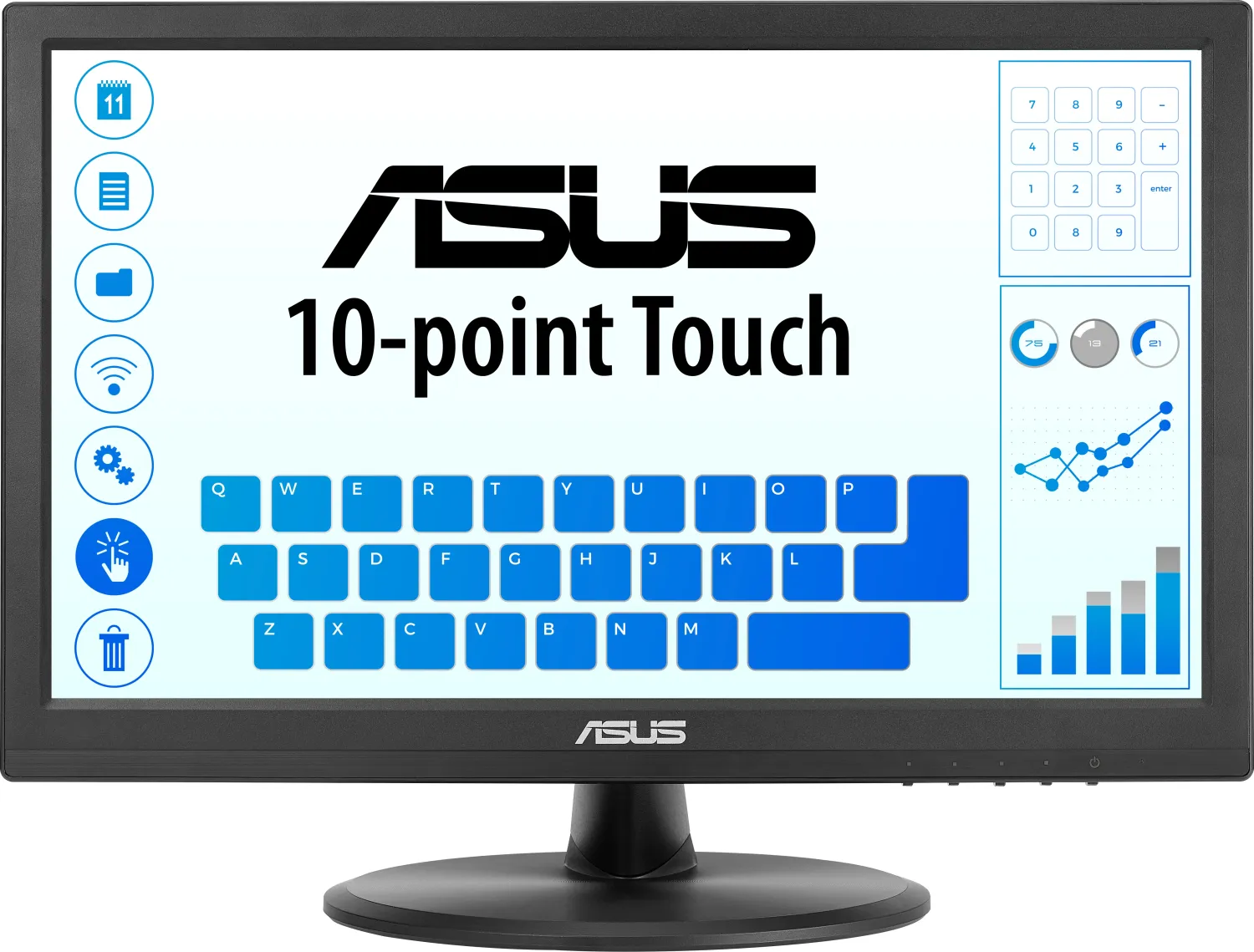 Asus Vt169he - LeD-Monitor - 40.6 Cm (16") (15.6" Sichtbar) (90lm09v1-B01170)