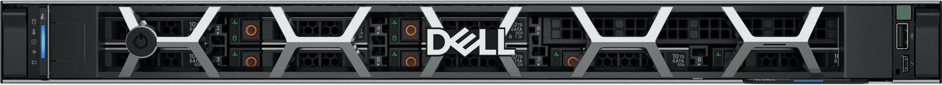 Dell Poweredge R360 - Server - RacK-Montage - 1u - 1-Weg - 1 X Xeon E-2434 / 3,4 Ghz - Ram 16gb - Sas - HoT-Swap 6,4 Cm (2,5") Schacht/schächte - Ssd