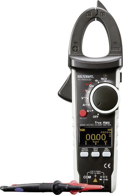 Voltcraft Vc590 Oled Stromzange Kalibriert (iso) Digital OleD-Display Cat Iii 600 V, Cat Ii 1000 V Anzeige (counts): 6000 (vc590 Oled (iso))