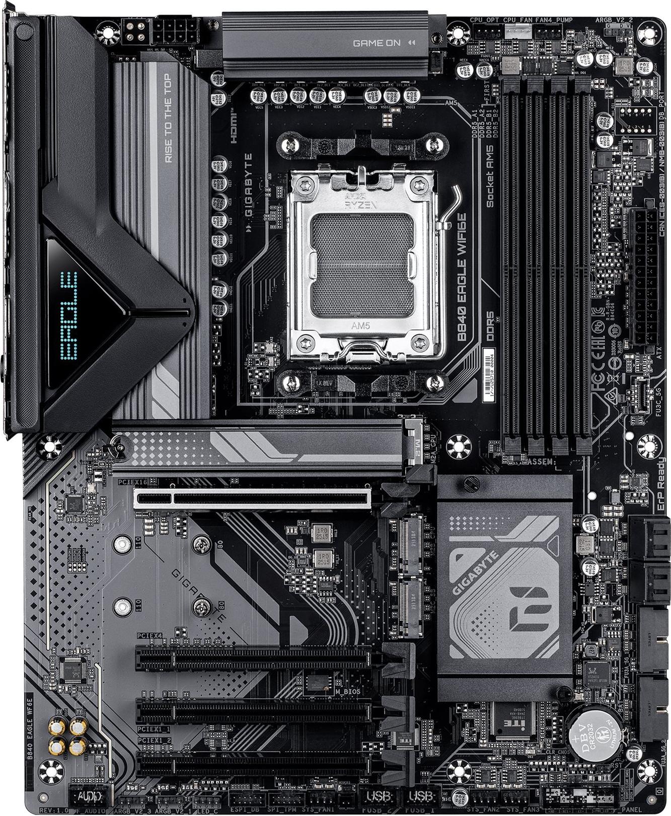 Gigabyte Mb Gbt Amd Am5 B840 Eagle Wf6e - Amd Sockel Am5 (ryzen Zen4) - Atx (b840 Eagle Wf6e)