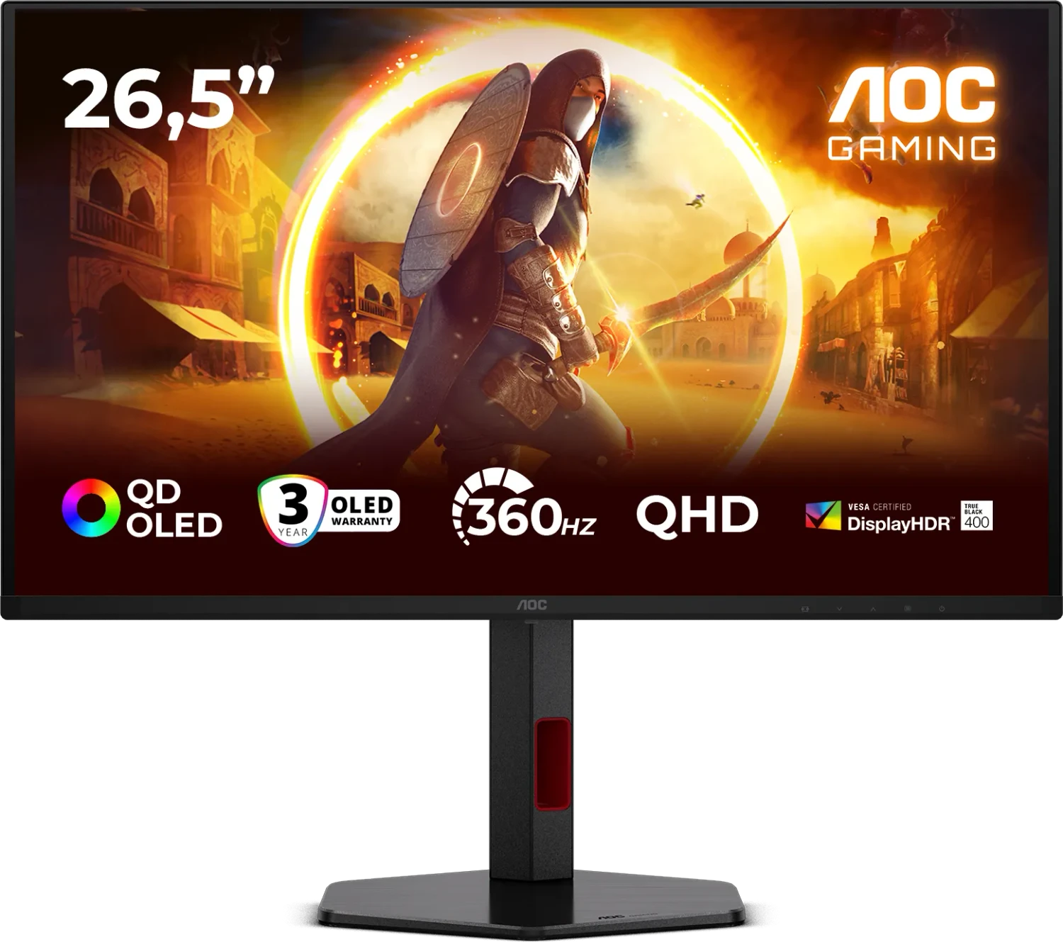 Aoc Gaming Q27g4sdr - G4 Series - 27" QD-OleD-Monitor, Wqhd, 360hz, 0.03ms (q27g4sdr)