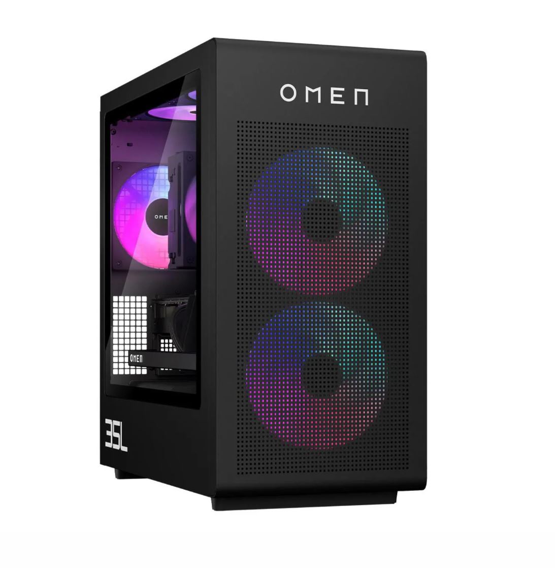 Hp Omen 35l Gt16-1472ng Gaming Desktop – Ryzen 7 9800x3d, Rtx 5070 Ti, 32gb Ram, 1tb Ssd(ch8x5ea#abd)