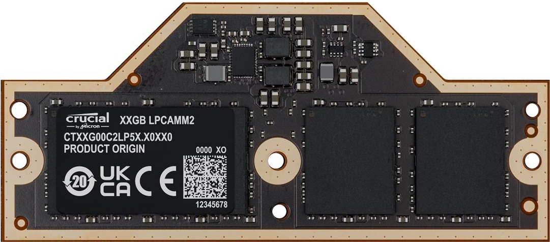 Crucial Lpcamm2 Lpddr5x 62gb Memory (ct64g75c2lp5x)