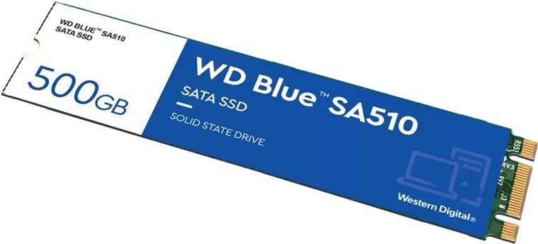 Wd Blue Sa510 Wds500g3b0b - Ssd - 500gb - Intern - M.2 2280 - Sata 6gb/s - Blau (wds500g3b0b)