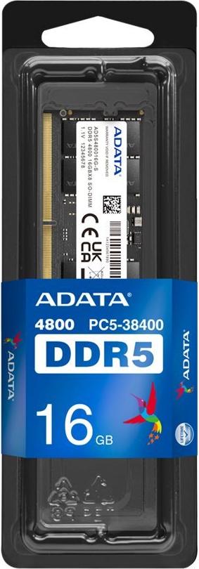 Adata Premier 16gb Ddr5 SO-Dimm 4800-40, Ad5s480016G-S (ad5s480016G-s)