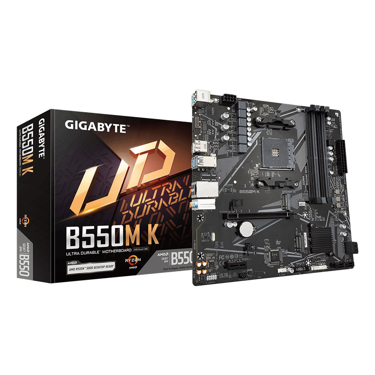 Scheda Madre Gigabyte Amd B550 Amd Amd Am4 - Image 4