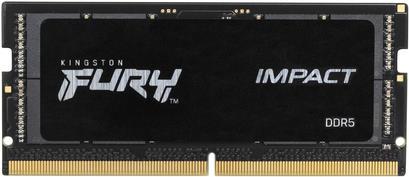 Kingston Fury Impact - Ddr5 - Kit - 32 Gb: 2 X 16 Gb - So Dimm 262-Pin - 3000 Mhz / Pc5-48000 - Cl38 - 1.35 V - Ungepuffert - ON-Die Ecc - Schwarz (k