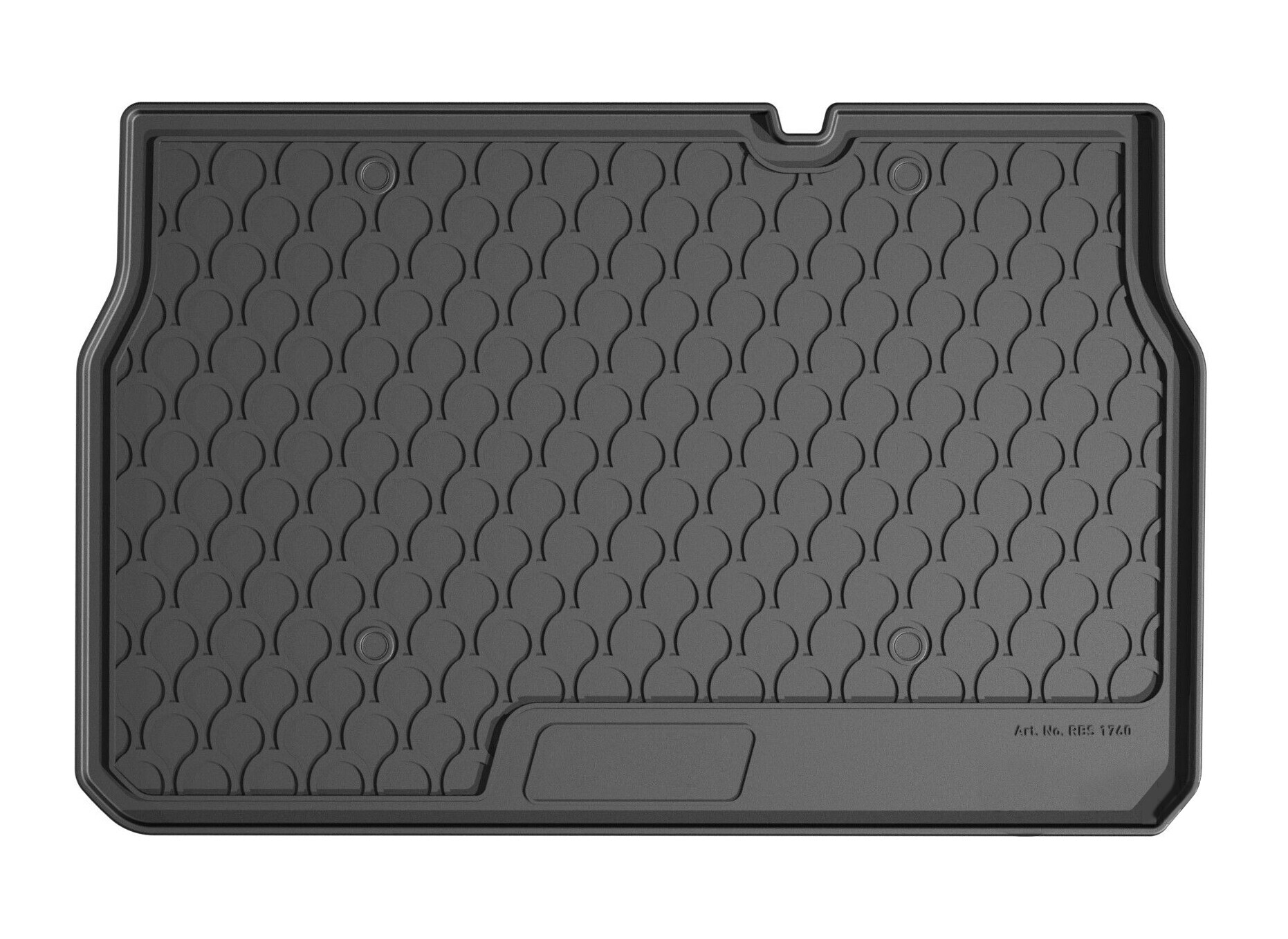 Vasca Baule Su Misura In Gomma Sintetica - Compatibile Per  Citroen C3 (11/16>06/24) Baule Basso