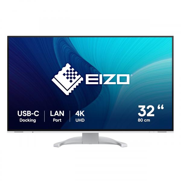 Eizo Flexscan Ev3240X-Wt Monitor Pc 80 Cm (31.5") 3840 X 2160 Pixel 4k Ultra Hd Lcd Bianco