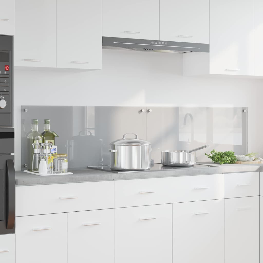 Rivestimento Da Cucina 2 Pcs Grigio Chiaro 90 X 40 cm