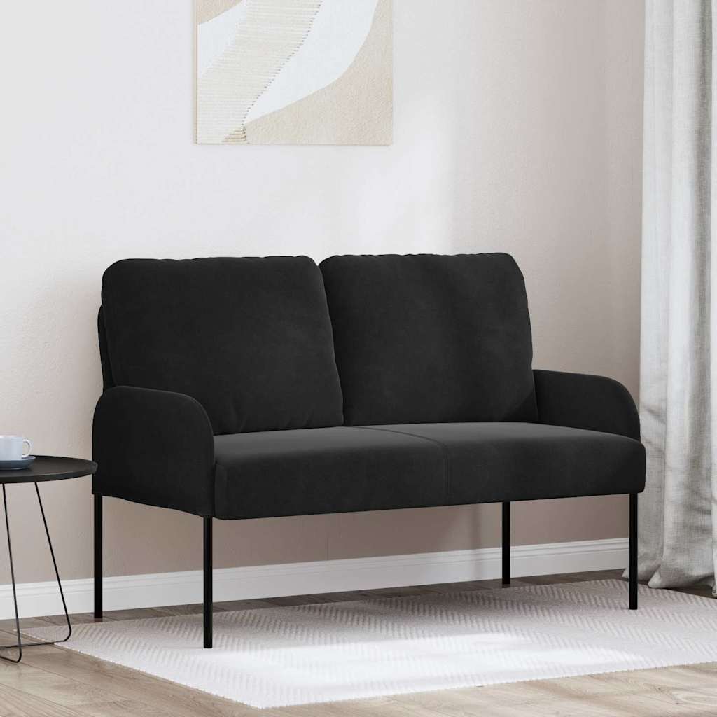 Divani Con Cuscino 110cm Nero Legno Compensato