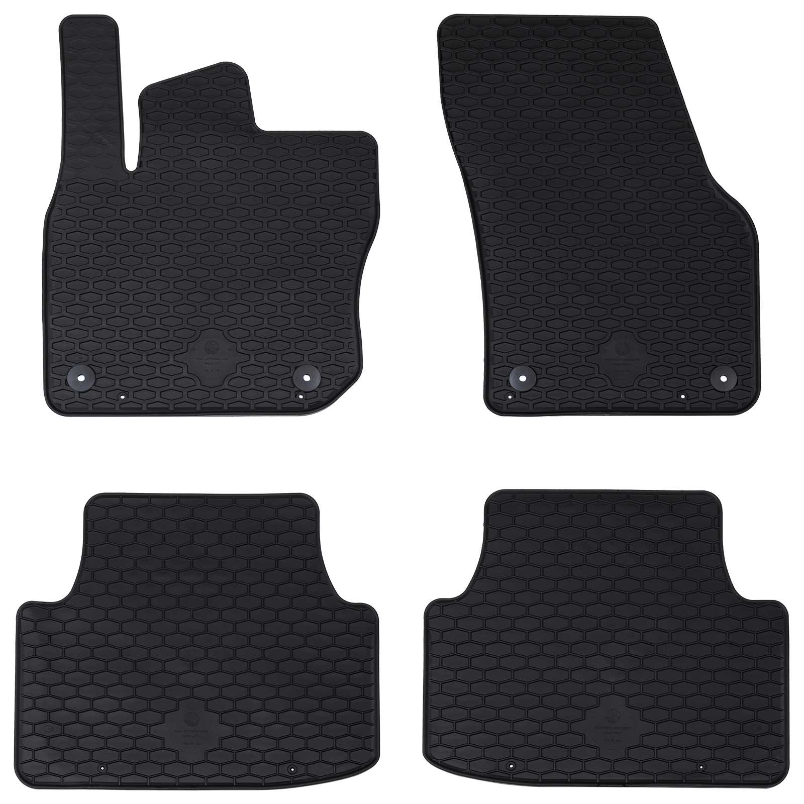 Tappetino Per Auto 4 Pcs Nero Vw Tiguan Tdi Tpe
