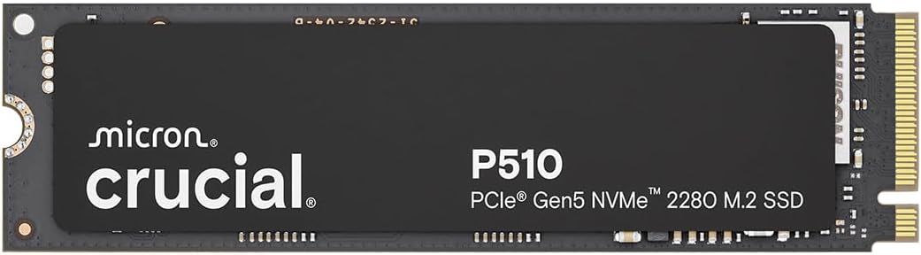 Crucial Ssd P510 1tb PcI-E Gen5 Nvme M.2