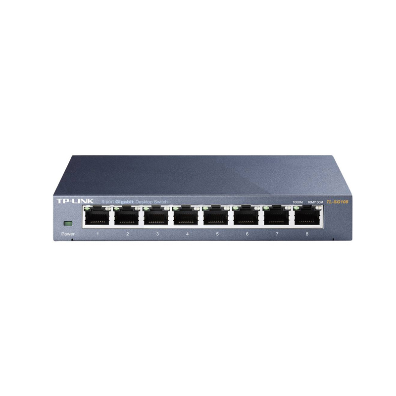 TP-Link TL-Sg108 - Switch 8 Pte Gigabyte - Case Metallico