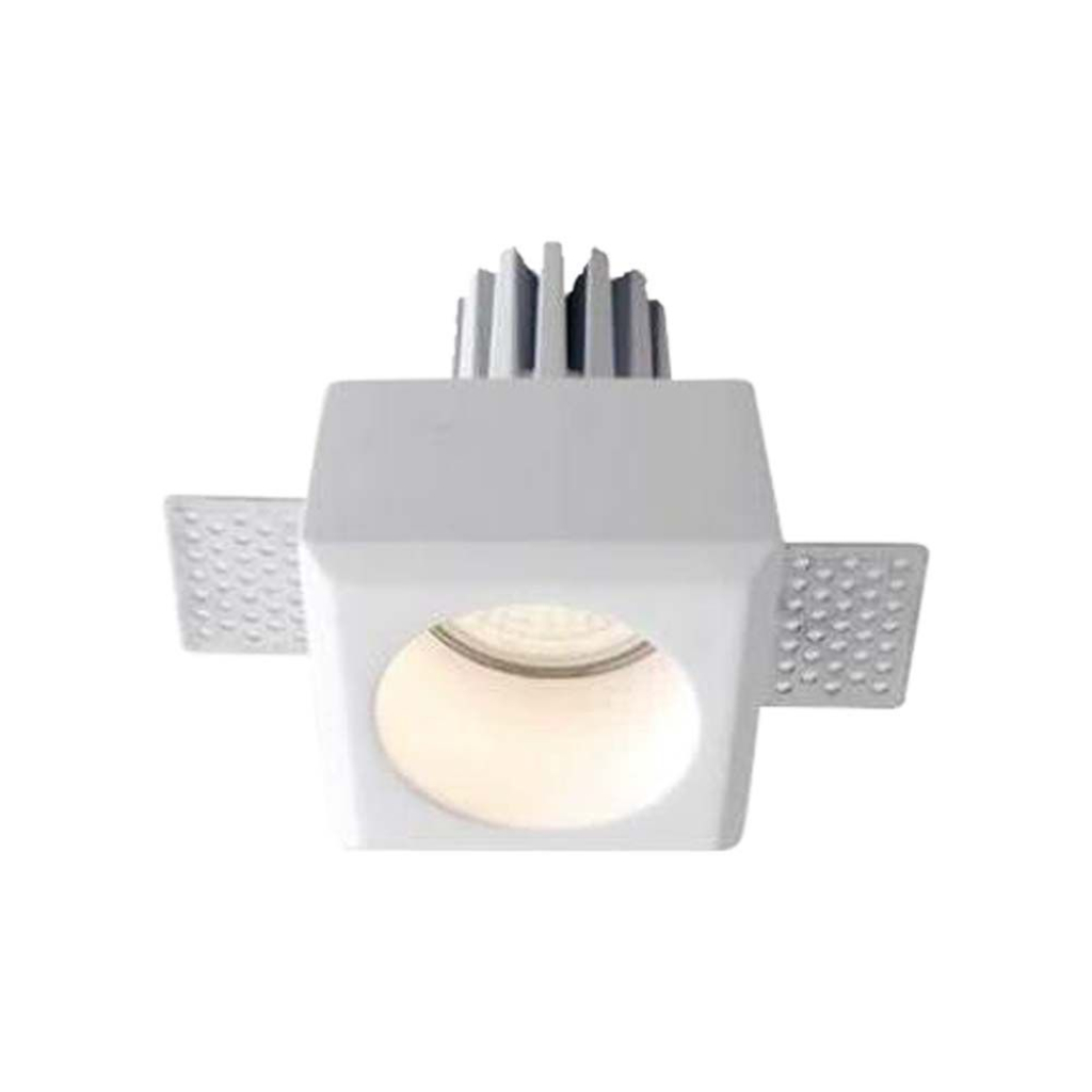 Gu10 Fitting Round White