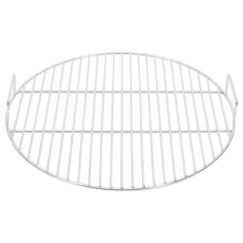 Griglia Con Maniglie Rotonda Ø44,5 Cm In Acciaio Inox 304