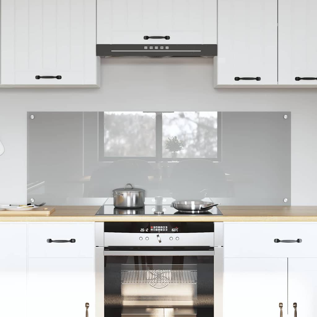 Rivestimento Da Cucina 2 Pcs Grigio Chiaro 70 X 50 cm
