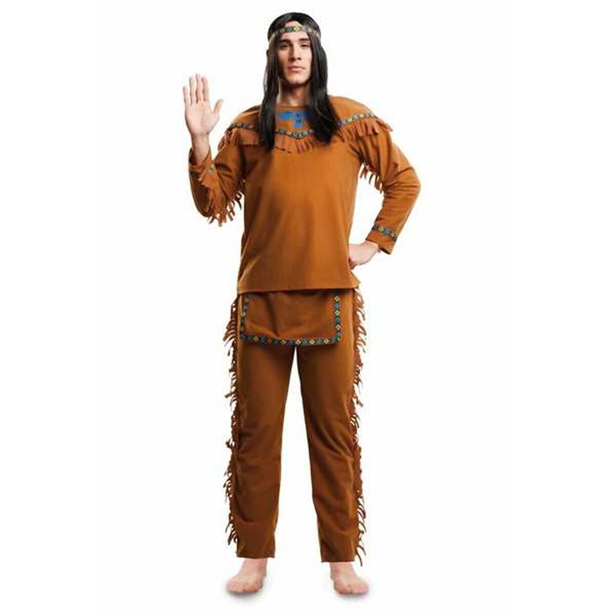 Costume Per Adulti My Other Me Indiano M/l (3 Pezzi)