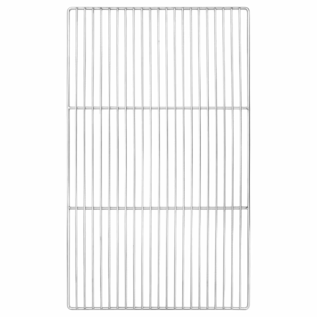 Griglia Argento 67 X 40 Cm Acciaio Inossidabile
