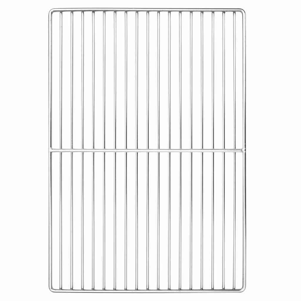 Griglia Argento 47 X 32,5 Cm Acciaio Inossidabile