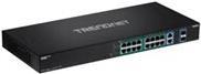 Trendnet Tpe Bg182g - Switch - Unmanaged - 8 X 10/100/1000 (upoe / 4ppoe) + 8 X 10/100/1000 (poe+) + 2 X Sfp - An Rack Montierbar - Upoe / 4ppoe / po
