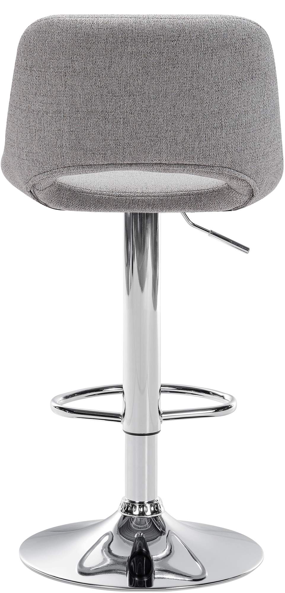 2er Set Barhocker Camden Stoff Chrom