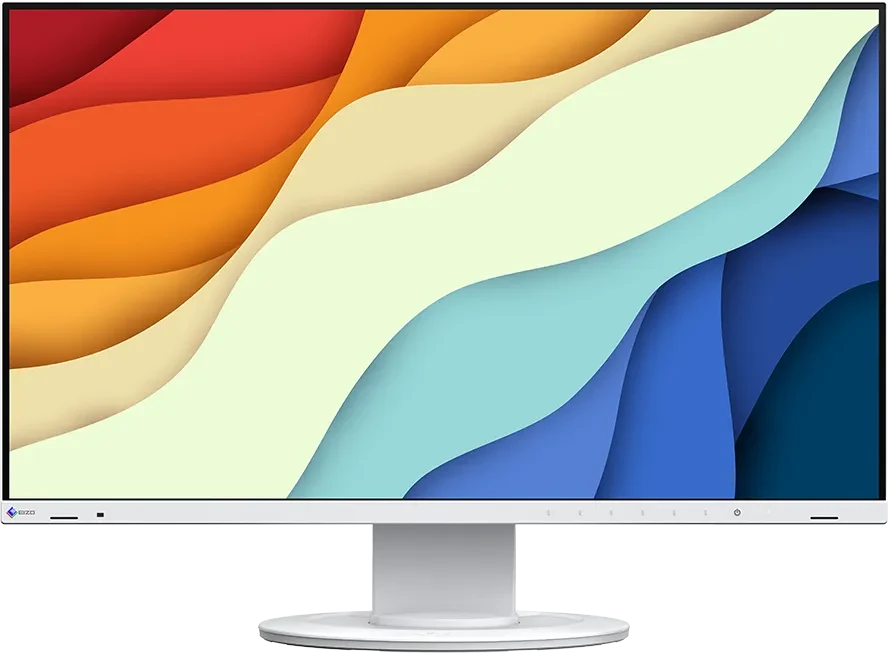 Eizo Flexscan Ev2400R-Wt 60,5 Cm (23,8") LeD-Monitor Full Hd 100hz Ips Weiß (ev2400R-Wt)