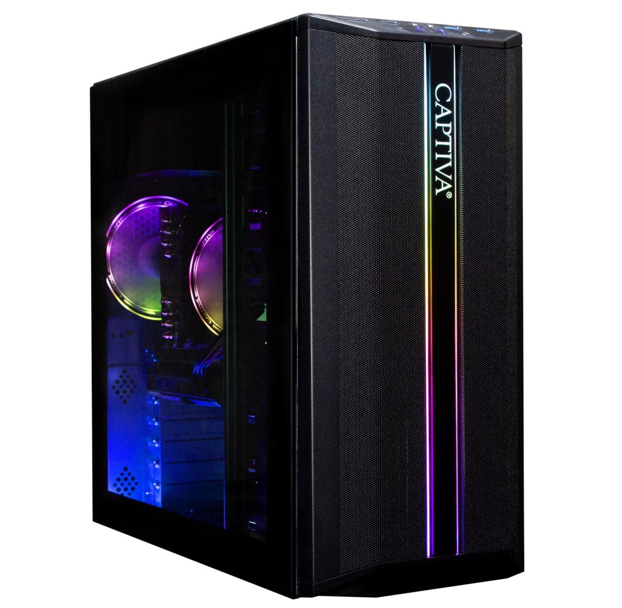 Captiva Pc Highend Gaming R93-435 - Ryzen 7 5700x - Rtx 5070 12gb - 32gb Ram - 1tb Ssd