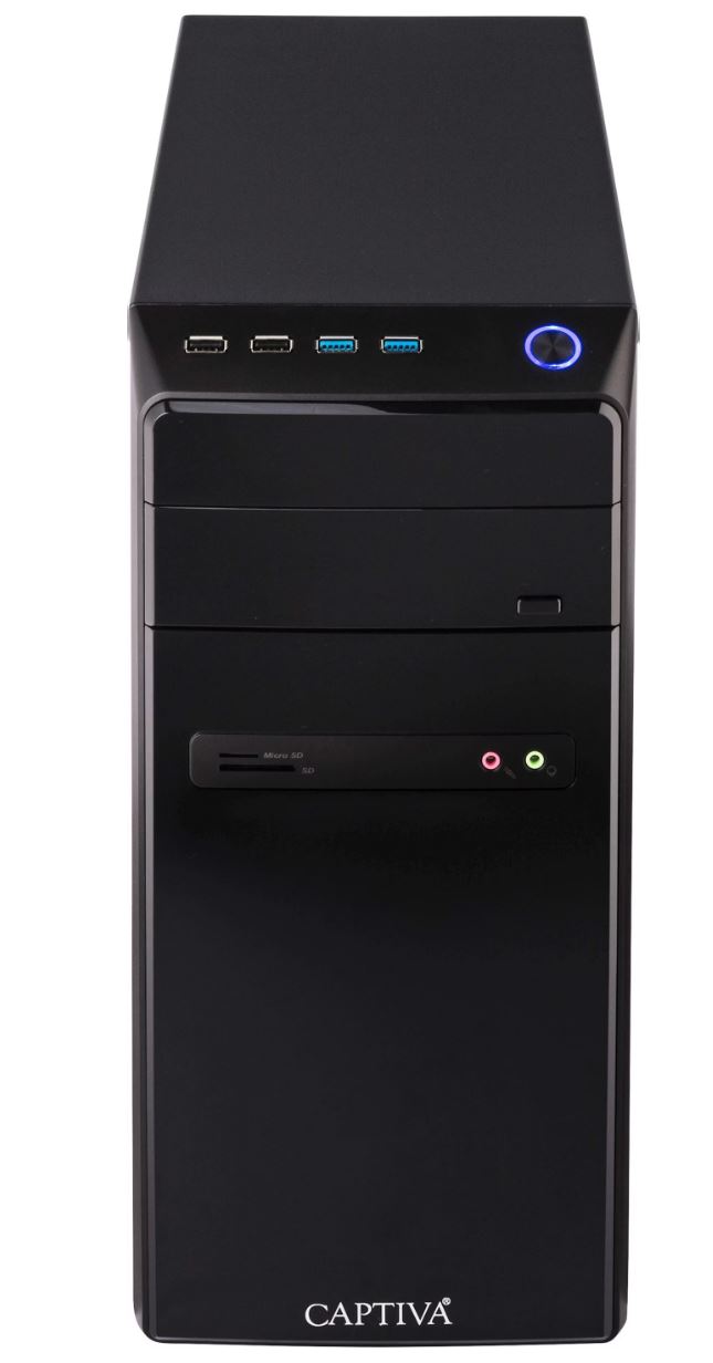 Captiva Pc Power Starter R98-535 - Ryzen 7 5700g, 8gb Ram, 500gb Ssd, Wlan, Win 11 Home