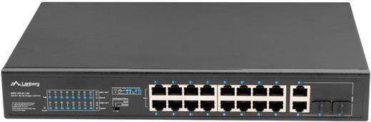 Lanberg Switch 16x 100mb Dsp+/2x1gb/1xsfp Rack 10/19" 150w (rsfE-16P-2C-150)
